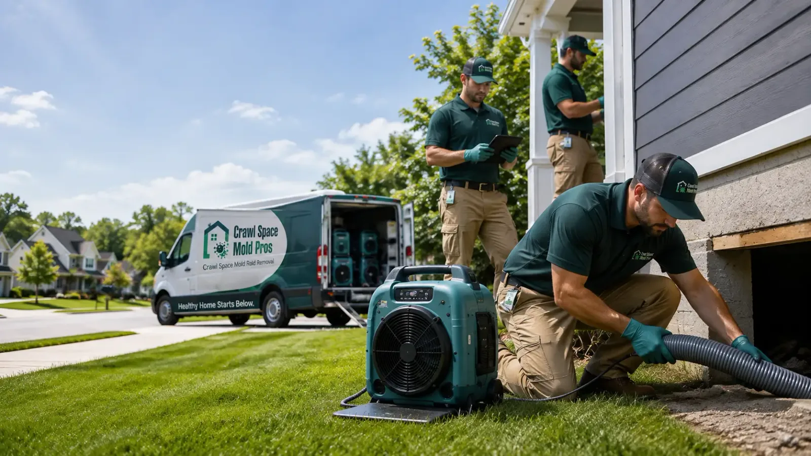 Crawl Space Mold Removal in Chalk Hill, PA